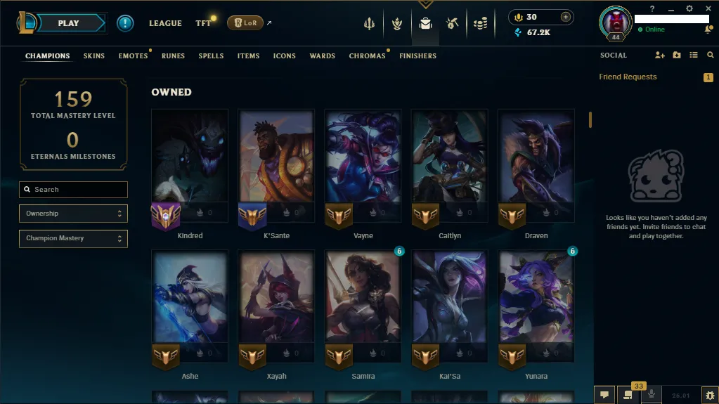 🏆NA 🔥 S16 ⭐️New Season⭐️Gold 3 🏆41 Champion 🔥11  Skins Shard🔥 Owend 7 🔥66k+ BE🔥Honor 5 ✅ Email🚀instant delivery